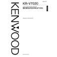 Cover page of KENWOOD KRV7020 Owner's Manual
