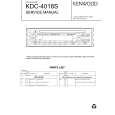 Cover page of KENWOOD KDC4018S Service Manual