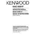 Cover page of KENWOOD KACX501F Owner's Manual