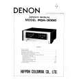 Cover page of DENON POA-3000 Service Manual