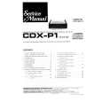 Cover page of PIONEER CDX-P1 Service Manual