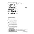 Cover page of PIONEER SF505 XE Service Manual