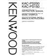 Cover page of KENWOOD KACPS200 Owner's Manual