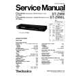 Cover page of TECHNICS STZ990/L Service Manual