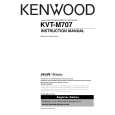 Cover page of KENWOOD KVTM707 Owner's Manual