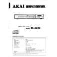 Cover page of AKAI CD-A305 Service Manual