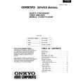 Cover page of ONKYO TX-830M Service Manual