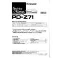 Cover page of PIONEER PDZ71 Service Manual