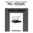 Cover page of PIONEER PL-510A Service Manual