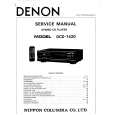 Cover page of DENON DCD1420 Service Manual