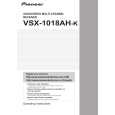 Cover page of PIONEER VSX-1018AH-K/KUXJ Owner's Manual