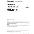 Cover page of PIONEER CD-R10/EW Service Manual