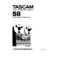 Cover page of TEAC TASCAM58 Owner's Manual