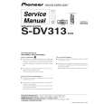 Cover page of PIONEER S-DV313/XCN Service Manual