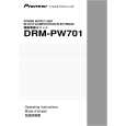 Cover page of PIONEER DRM-PW701/TUCKFP Owner's Manual