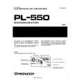 Cover page of PIONEER PL-550 Owner's Manual