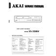 Cover page of AKAI VS220EV Service Manual