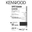 Cover page of KENWOOD DPX-5200M Owner's Manual