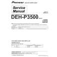 Cover page of PIONEER DEH-P3500-2 Service Manual