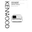 Cover page of KENWOOD CS-6020 Service Manual