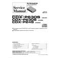 Cover page of PIONEER CDXP630 Service Manual