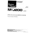 Cover page of PIONEER M-J200 Service Manual
