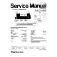 Cover page of TECHNICS RSCH550 Service Manual