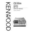 Cover page of KENWOOD CS-3035 Service Manual