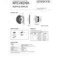 Cover page of KENWOOD KFCHQ105 Service Manual