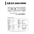 Cover page of AKAI AA-V105/L Service Manual