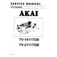 Cover page of AKAI TV2111 Service Manual