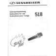 Cover page of SENNHEISER BF 518 Owner's Manual