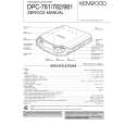 Cover page of KENWOOD DPC-781 Service Manual