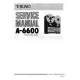 Cover page of TEAC A6600 Service Manual
