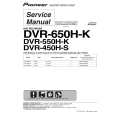 Cover page of PIONEER DVR-650H-K/KCXV Service Manual