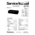 Cover page of TECHNICS RST22 Service Manual