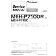 Cover page of PIONEER MEH-P7100R/EW Service Manual