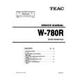 Cover page of TEAC W-780R Service Manual