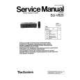 Cover page of TECHNICS SUV620 Service Manual