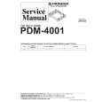 Cover page of PIONEER PDM-4001 Service Manual