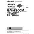 Cover page of PIONEER GM-7200M/XU/CN Service Manual