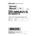 Cover page of PIONEER DV-989AVI-G Service Manual