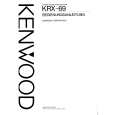 Cover page of KENWOOD KRX69 Owner's Manual