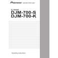 Cover page of PIONEER DJM-700-K/KUCXJ Owner's Manual