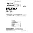 Cover page of PIONEER PDF505 Service Manual