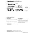 Cover page of PIONEER S-DV535W/XTW/EW Service Manual