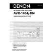 Cover page of DENON AVR-1404 Owner's Manual