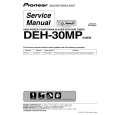 Cover page of PIONEER DEH-30MP Service Manual