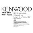 Cover page of KENWOOD 00271-13000 Owner's Manual