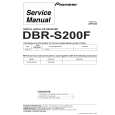 Cover page of PIONEER DBR-S200F/NYXK/FR Service Manual